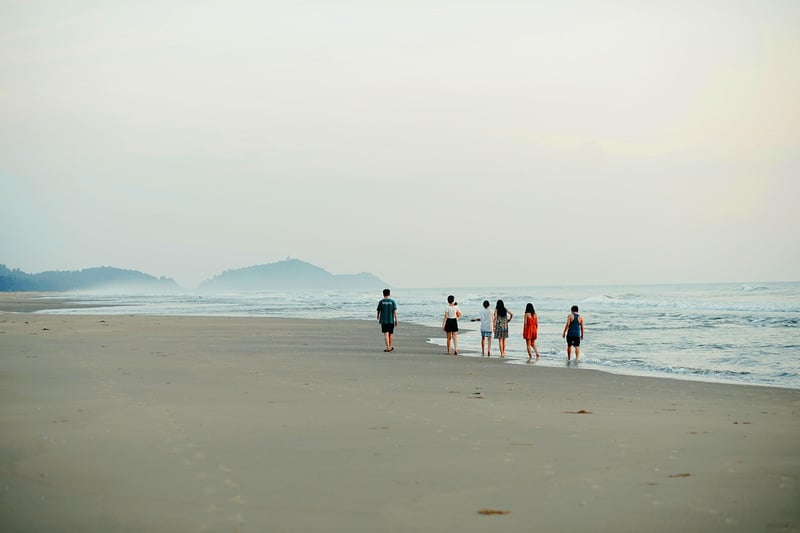 Group of Friends on the Beach